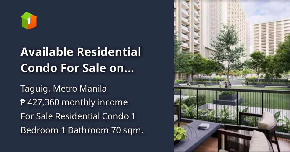 Beautiful view of Residential Condos For Sale With Sales Office