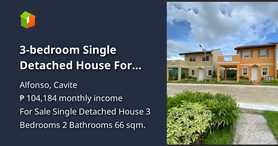 3bedroom Single Detached House For Sale in Alfonso near Tagaytay