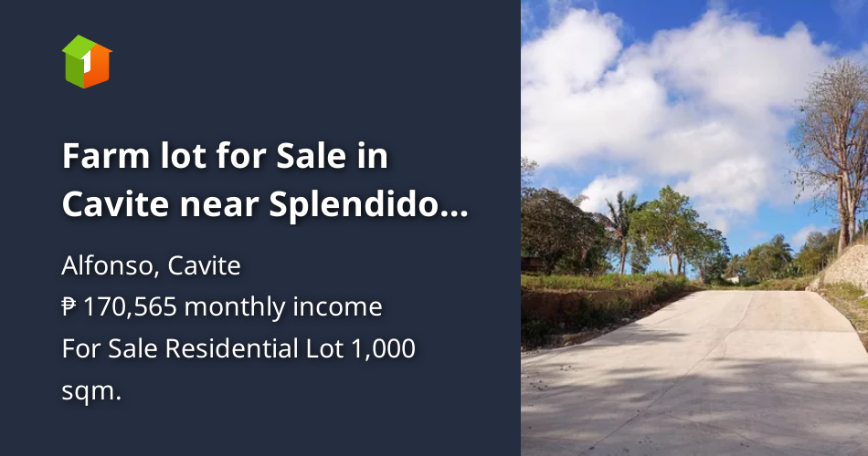 Farm lot for Sale in Cavite near Splendido and La Prairie [Lot 🚜] (June