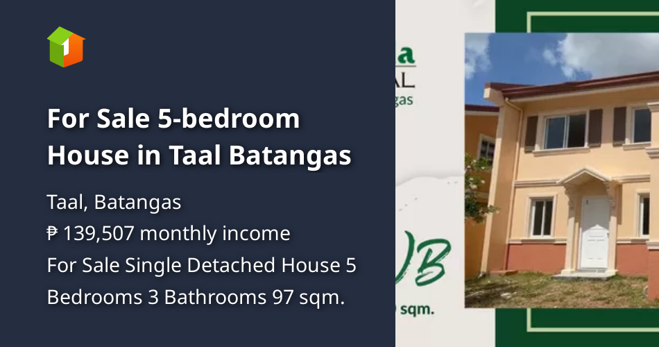 For Sale 5bedroom House in Taal Batangas [House and Lot 🏘️] (April