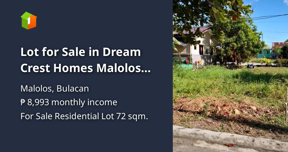 Lot for Sale in Dream Crest Homes Malolos Bulacan [Lot 🚜] (August 2024) in Malolos, Bulacan for