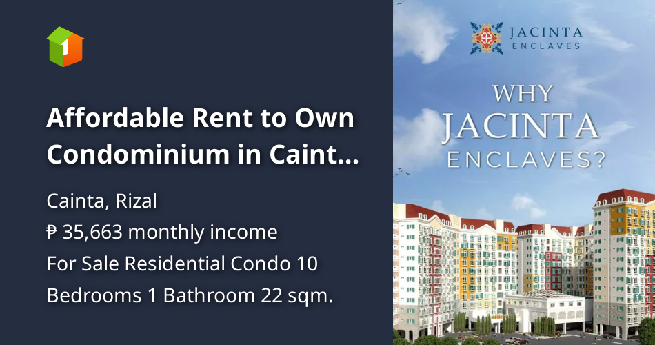 Affordable Rent to Own Condominium in Cainta Rizal [Condo 🏙️] (July
