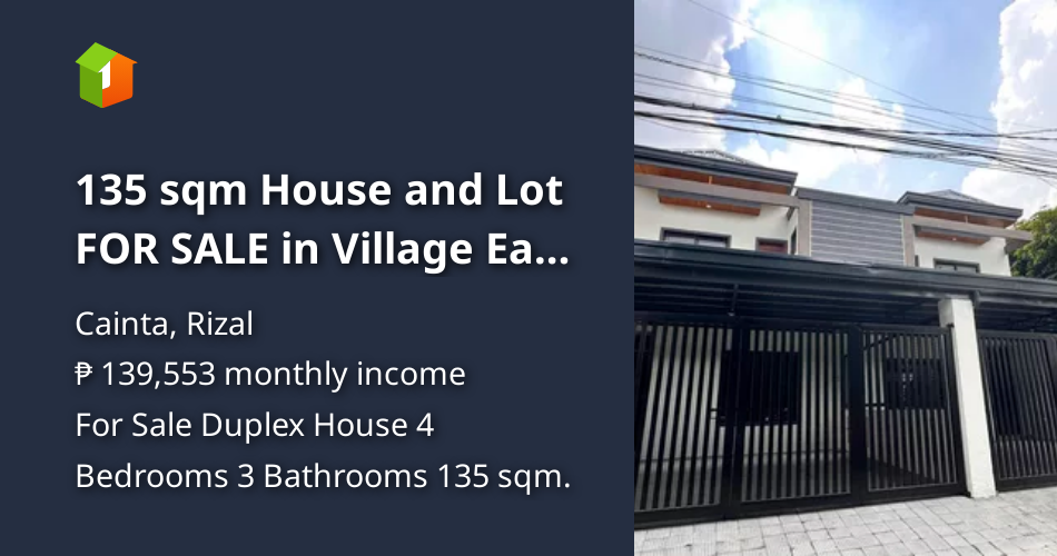 135 sqm House and Lot FOR SALE in Village East Cainta [House and Lot 🏘️