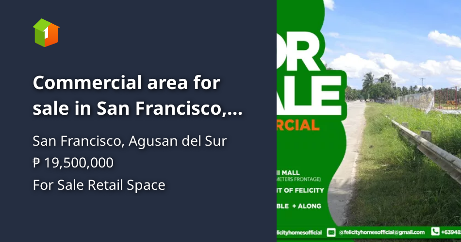 Commercial area for sale in San Francisco, Agusan del Sur