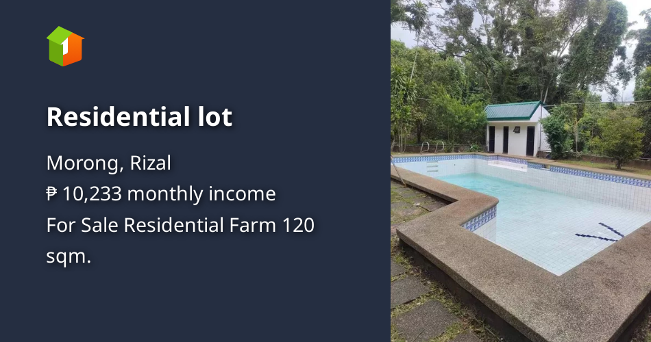 Residential lot [Lot 🚜] (September 2023) in Morong, Rizal for sale