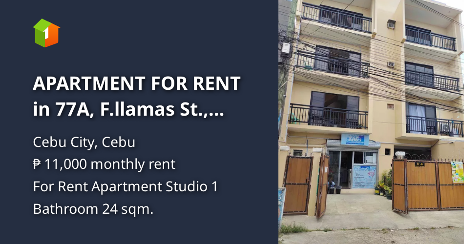 APARTMENT FOR RENT in 77A, F.llamas St., Punta, Princessa Labangon [Condo 🏙️] (July 2024) in