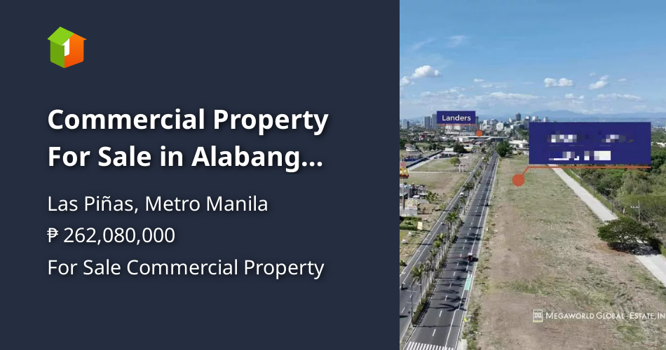 Commercial Property For Sale in Alabang West Las Pinas