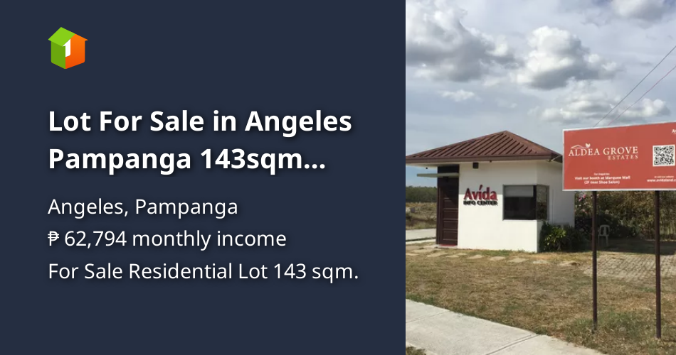 Lot For Sale in Angeles Pampanga 143sqm Aldea Grove Estate [Lot 🚜] (June 2024) in Angeles