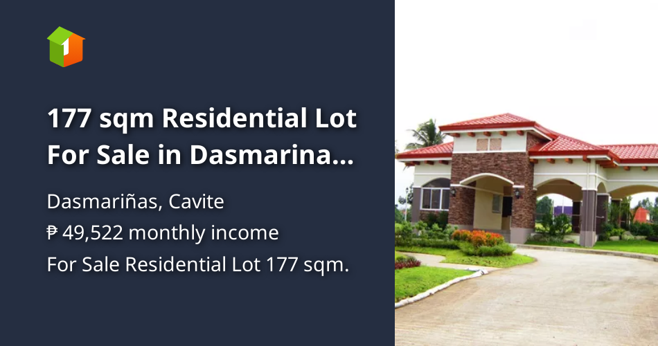 177 sqm Residential Lot For Sale in Dasmarinas Cavite [Lot 🚜] (April