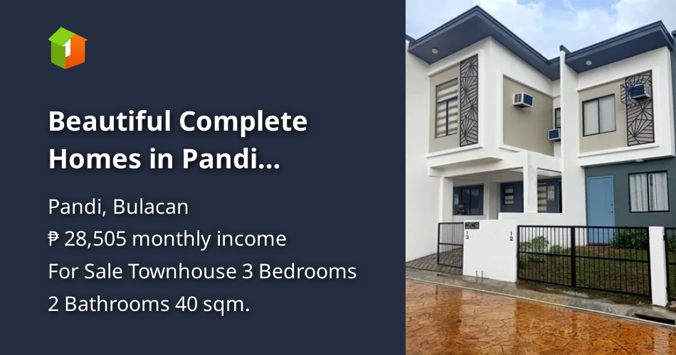 Beautiful Complete Homes in Pandi Bulacan [House and Lot 🏘️] (April 2024) in Pandi, Bulacan for sale