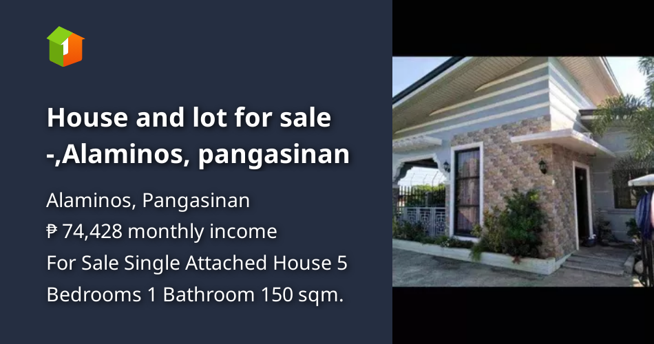 House and lot for sale ,Alaminos, pangasinan [House and Lot 🏘️] (September 2024) in Alaminos