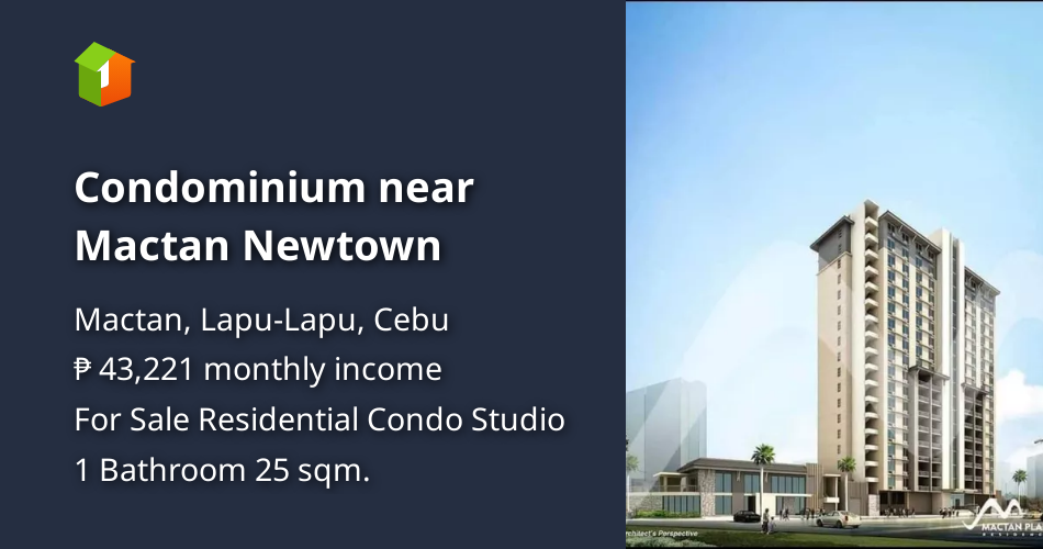 Condominium near Mactan Newtown [Condo 🏙️] (March 2024) in Mactan, Lapu
