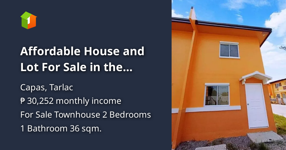 Affordable House and Lot For Sale in the Philippines [House and Lot 🏘️