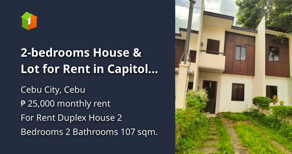 2bedrooms House & Lot for Rent in Capitol Site, Cebu City [Houses and