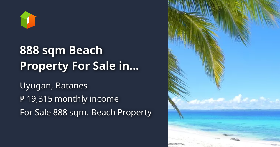 888 sqm Beach Property For Sale in Uyugan Batanes [TEST] [Beach