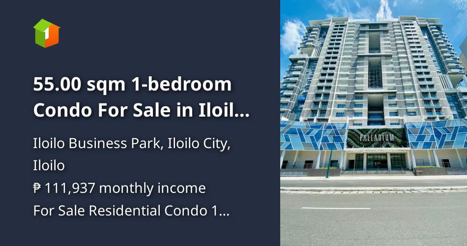 55.00 sqm 1bedroom Condo For Sale in Iloilo Business Park Iloilo City