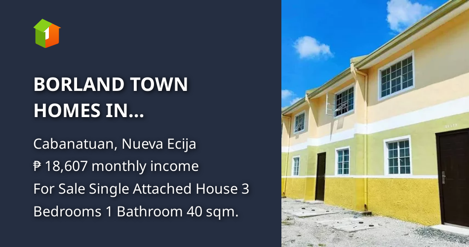 BORLAND TOWN HOMES IN CABANATUAN CITY NUEVA ECIJA [House and Lot 🏘️] (August 2023) in Cabanatuan