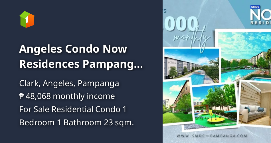Angeles Condo Now Residences Pampanga near Korean Town Clark City