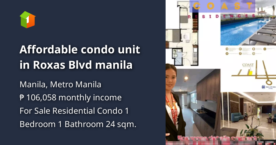 Affordable condo unit in Roxas Blvd manila [Condos 🏙️] (August 2025) in ...