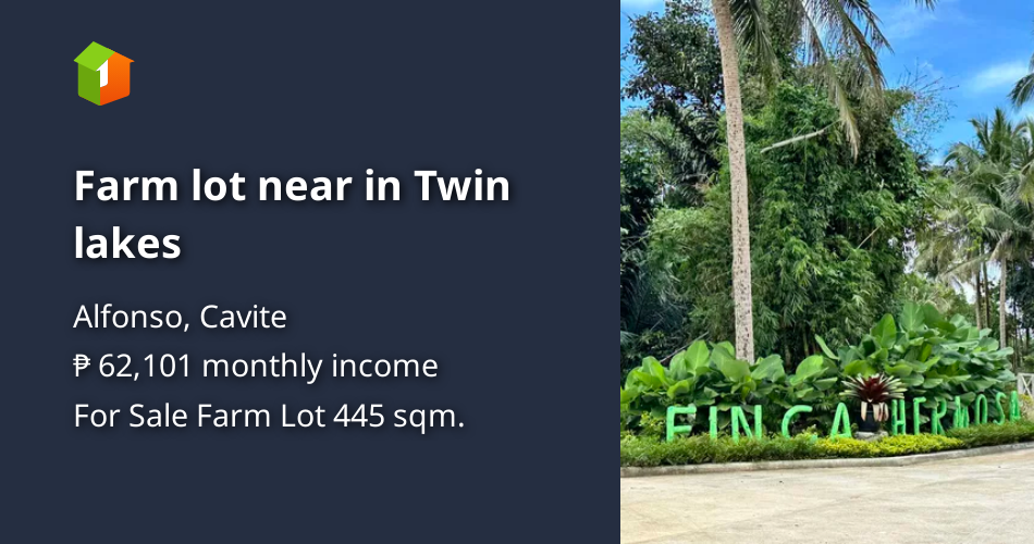 Farm lot near in Twin lakes [Lot 🚜] (November 2023) in Alfonso, Cavite