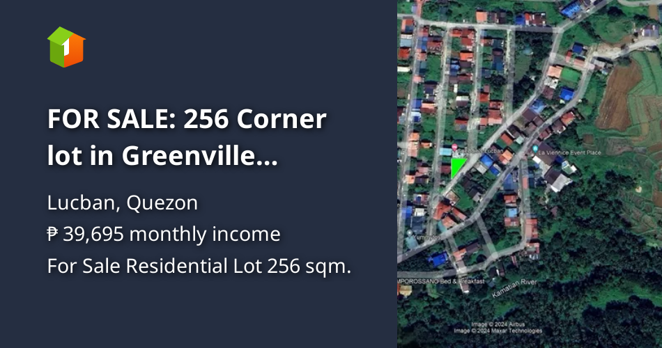 FOR SALE 256 Corner lot in Greenville Subdivision Lucban Quezon [Lots 🚜] (July 2024) in Lucban