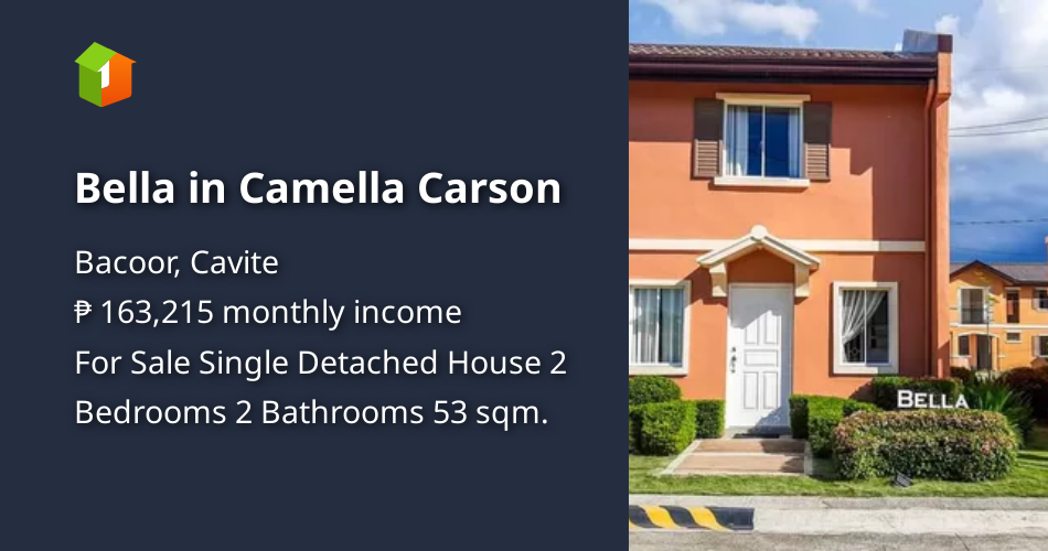 Bella in Camella Carson [House and Lot 🏘️] (November 2021) in Bacoor