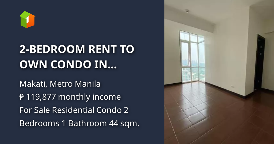 2BEDROOM RENT TO OWN CONDO IN MAKATI CITY [Condo 🏙️] (March 2022) in Makati, Metro Manila for sale