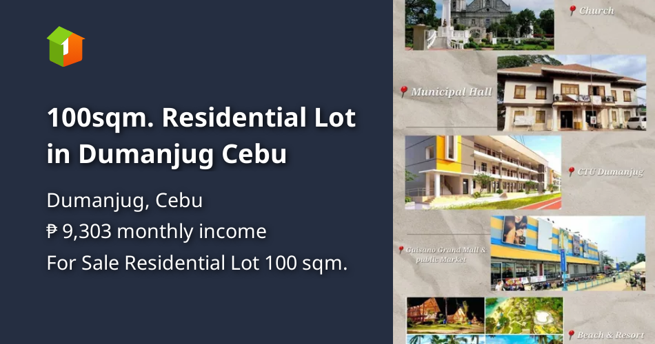 100sqm. Residential Lot in Dumanjug Cebu [Lot 🚜] (August 2024) in