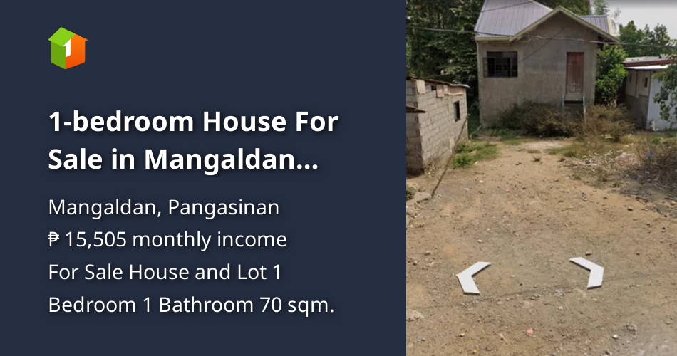 1bedroom House For Sale in Mangaldan Pangasinan [House and Lot 🏘️