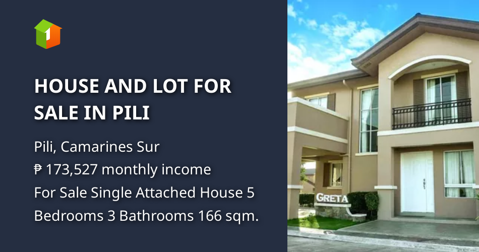 HOUSE AND LOT FOR SALE IN PILI [House and Lot 🏘️] (January 2022) in