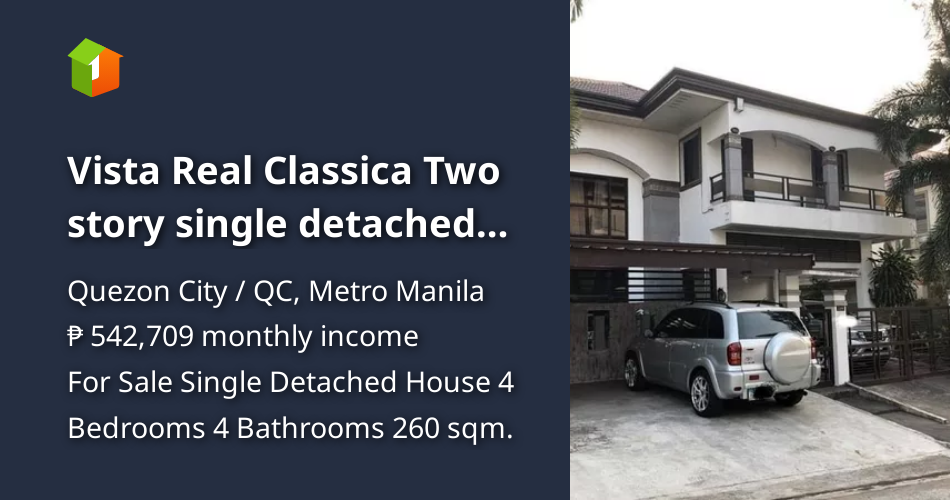 Vista Real Classica Two story single detached house [House and Lot 🏘️