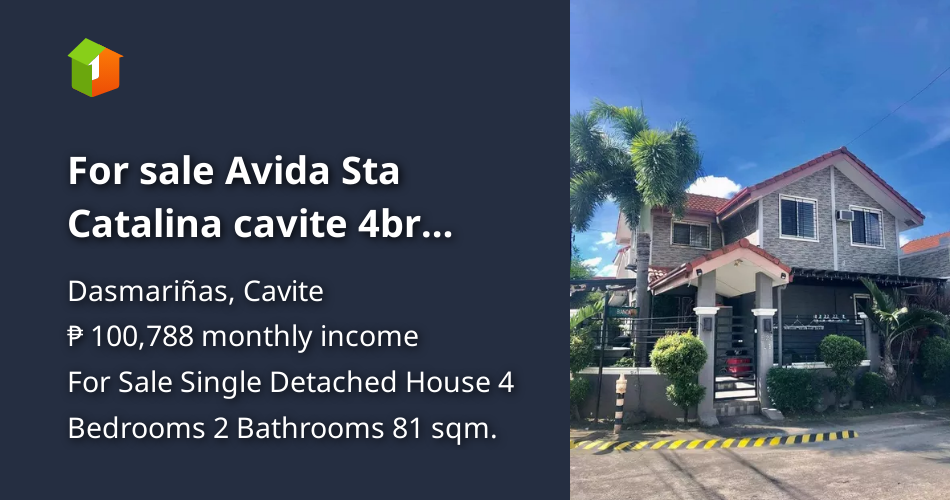 For sale Avida Sta Catalina cavite 4br corner lot [House and Lot 🏘️