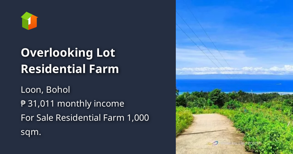 Overlooking Lot Residential Farm [Lot 🚜] (January 2024) in Loon, Bohol