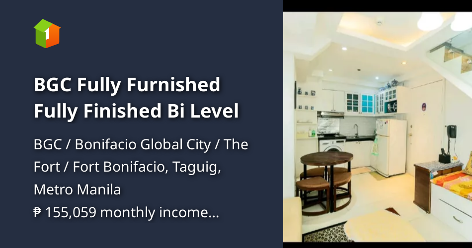 BGC Fully Furnished Fully Finished Bi Level [Condos 🏙️] (September 2024 ...