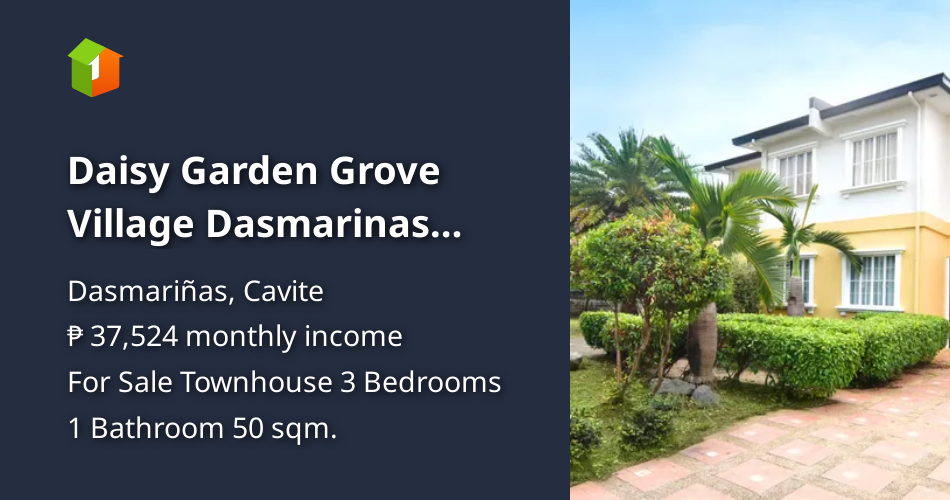 Daisy Garden Grove Village Dasmarinas Cavite [House and Lot 🏘️] (July