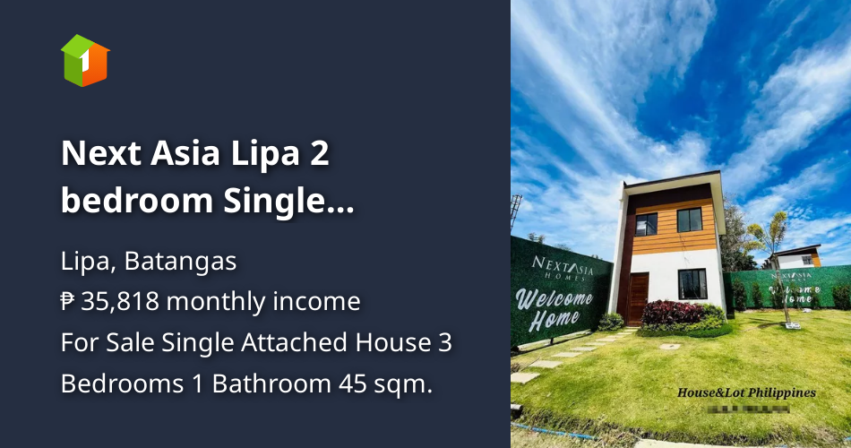 Near Ready for Occupancy(RFO) in Lipa City 3bedrooms [House and Lot 🏘️