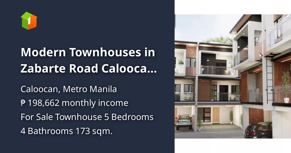 Modern Townhouses in Zabarte Road Caloocan near SM Fairview [House and Lot 🏘️] (September 2024