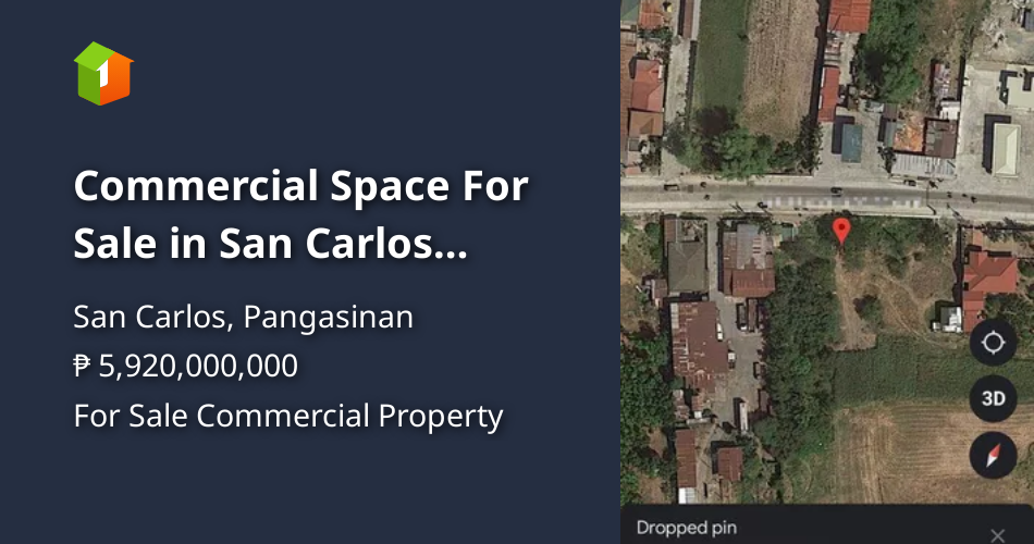 Commercial Space For Sale in San Carlos Pangasinan 2.96has