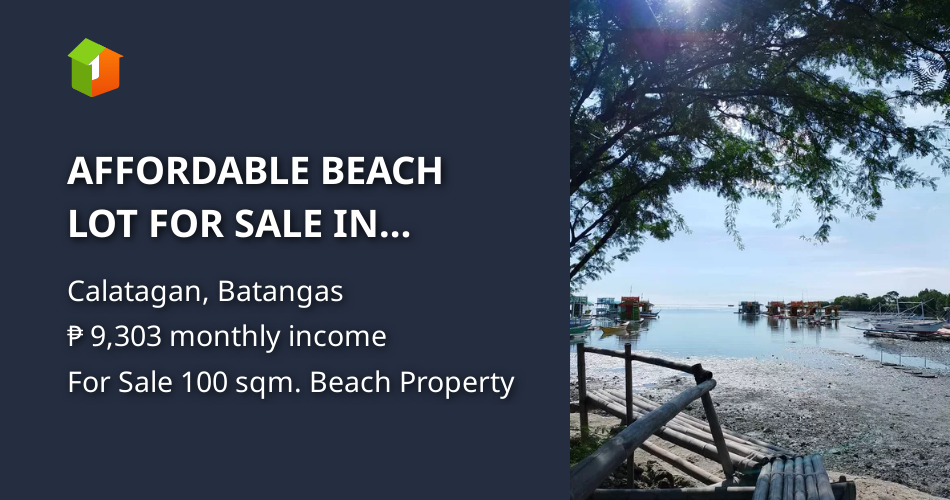 AFFORDABLE BEACH LOT FOR SALE IN CALATAGAN BATANGAS [Beach Property 🏖️