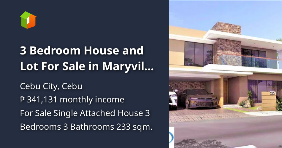 3 Bedroom House and Lot For Sale in Maryville Talamban Cebu City [House
