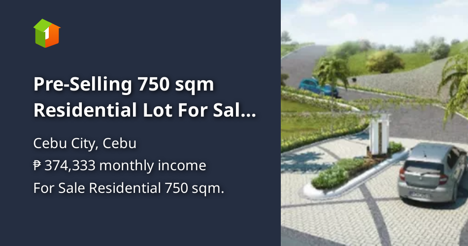 Pre Selling 750 sqm Residential Lot For Sale in Talamban Cebu