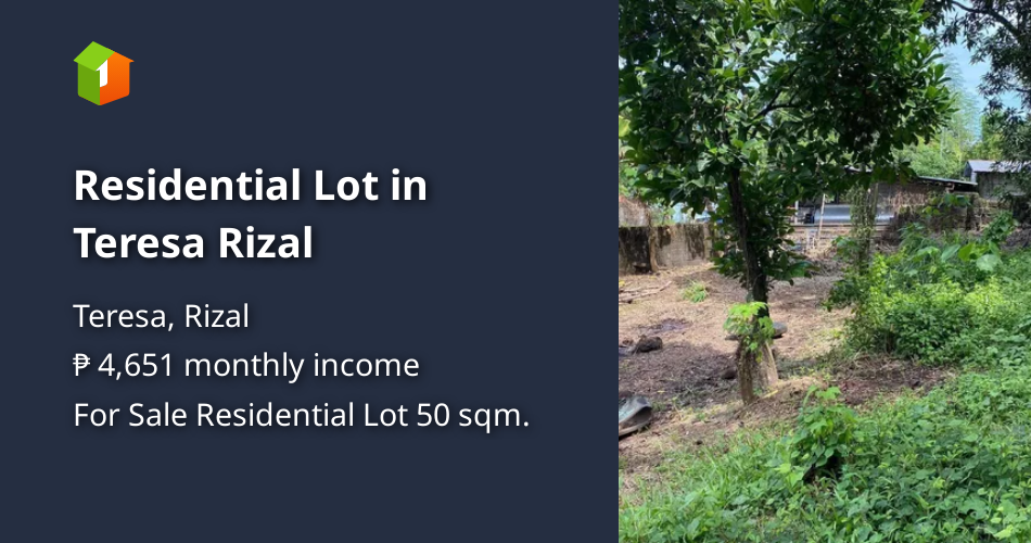 Residential Lot in Teresa Rizal [Lot 🚜] (November 2022) in Teresa