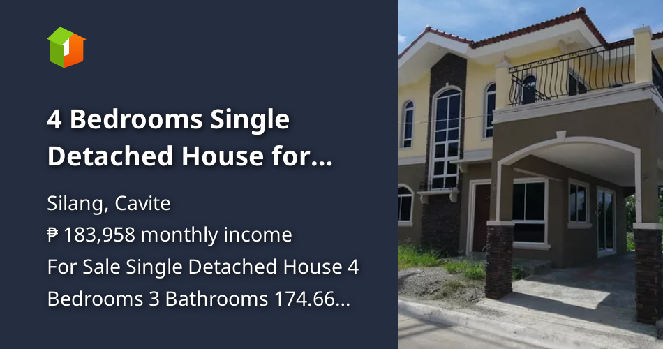 4 Bedrooms Single Detached House for sale along Sta Rosa Tagaytay Road