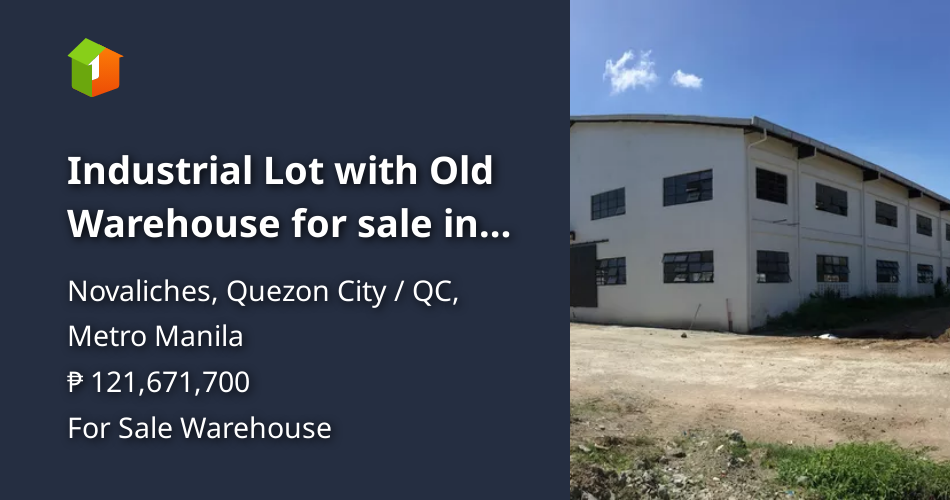 Industrial Lot with Old Warehouse for sale in Mindanao Avenue