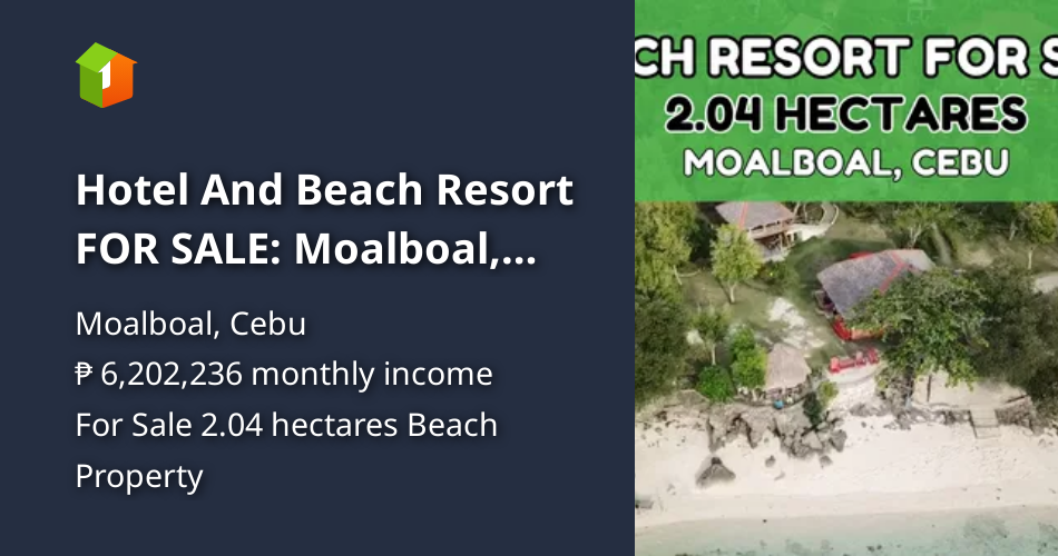 Hotel And Beach Resort FOR SALE Moalboal, Cebu, Philippines [Beach
