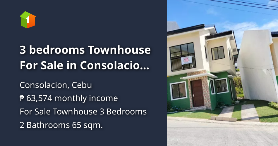 3 bedrooms Townhouse For Sale in Consolacion , Cebu [House and Lot 🏘️