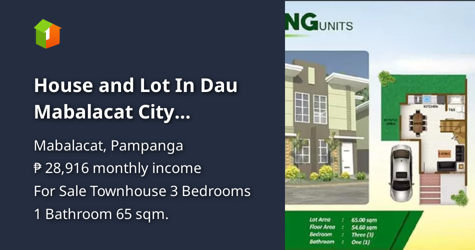 House and Lot In Dau Mabalacat City Pampanga [House and Lot 🏘️] (March