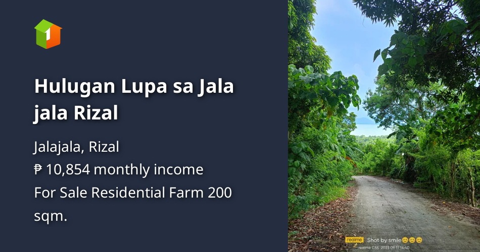 Hulugan Lupa sa Jala jala Rizal [Lots 🚜] (June 2025) in Jalajala, Rizal ...