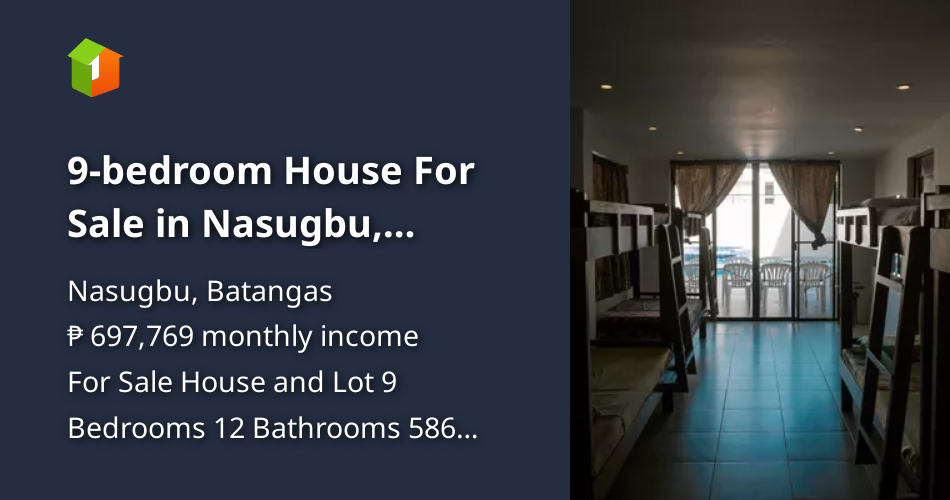 9bedroom House For Sale in Nasugbu, Batangas [House and Lot 🏘️] (June