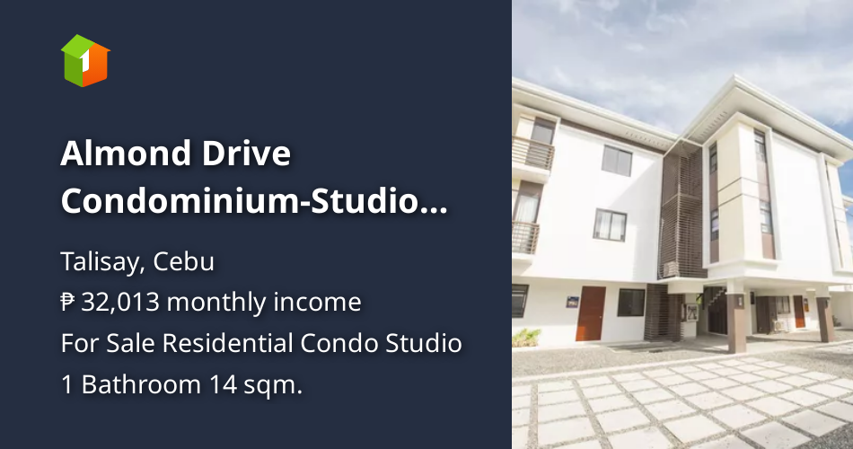 Almond Drive CondominiumStudio Unit in Tangke Talisay [Condo 🏙️